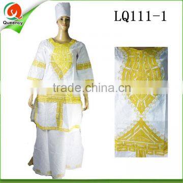 white ghana fabric women robe bazin riche women wear