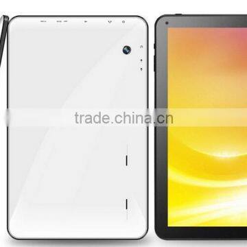 Smart 802.11b/g Support extra 3G white 0.6kg Portable 10'' android 4.4 tablet pc mini computer