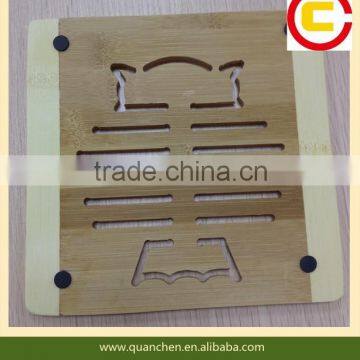 New Design Animal Shape Bamboo Cup Mat