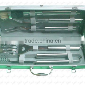 5 pcs stainless steel barbecue tool set