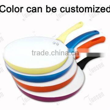New Colorful Cookware Aluminum Ceramic Frying Pan/32cm Ceramic Coating Colored Frying Pans photo-2
