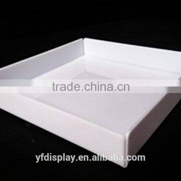 Customized White Acrylic Serving Tray