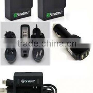 for gopro accessories replacement of dual charger and battery