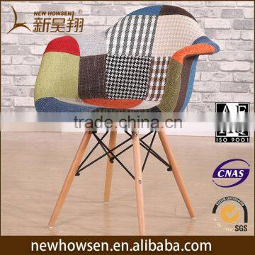 wholesale factory price colorful Fabric covered Upholstered chairs high quality