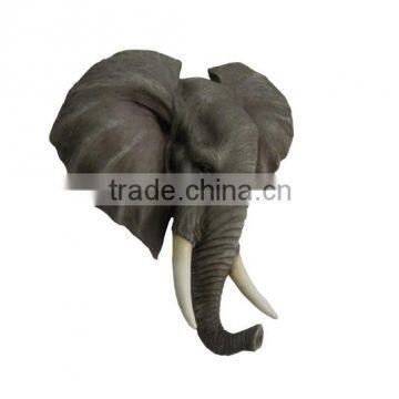 Polyresin Elephant Head Decor Animal Head Decoration photo-1