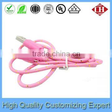 Wholesale Nylon Braided Micro Usb Charger for Mobile Phone photo-2