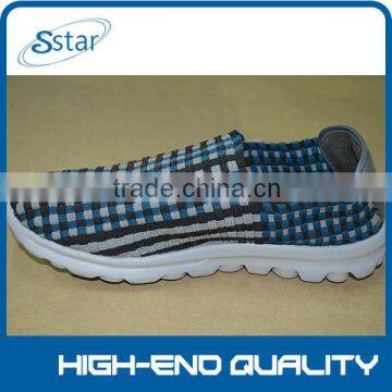 fashion casual shoes for men pure hand woven shoes simple structure shoes