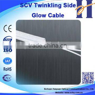 Hot Sale Star Twinkling Side Glow Plastic Optic Fiber & Cable, HYPOC, SCV Series