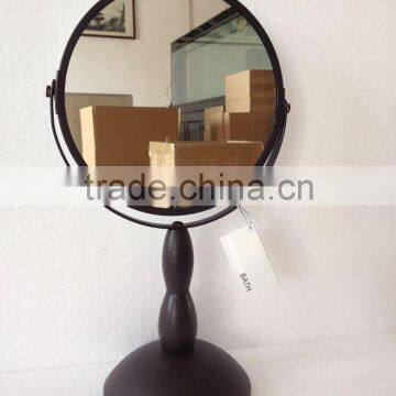 2014 collections designer ORB "Milano" stainless steel standing vanity table mirrors