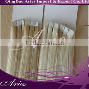 Super top 6A and superior quality tape in human hair extensions