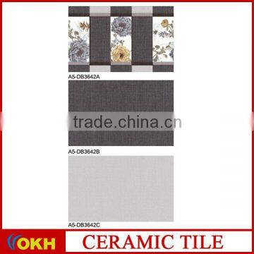 3D ink jet ceramic wall tile for kitchen and bathroom 20x30cm,#A5-DB3642