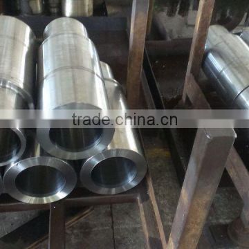 Machined seamless steel tube