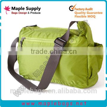 Light weight foldable messenger bag shoulder bag