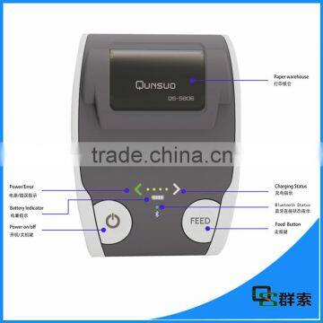 QS5806 ESC/POS command 58mm mini bluetooth receipt portable thermal printer