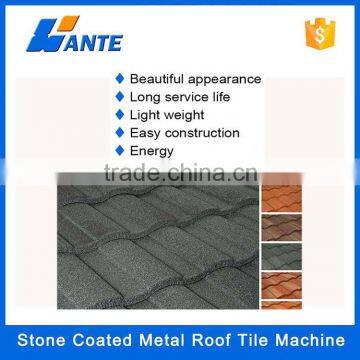High Quality Aluminum Zinc Plate Colorful Stone Coated Metal Roof Tile Machine, Steel Roofing Matetial photo-6