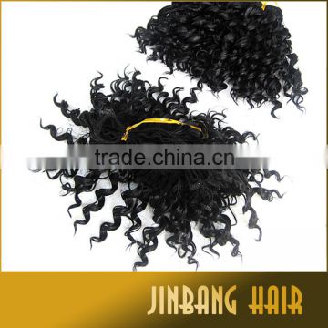 2016 innovative new producs Angels stunning rumba hair 4inch synthetic afro kinky hair weft