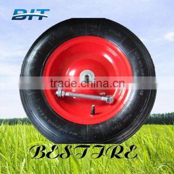 350-8 Line Rubber Wheel/wheel Barrow Wheel/ Hand Pallet Truck Wheel photo-3