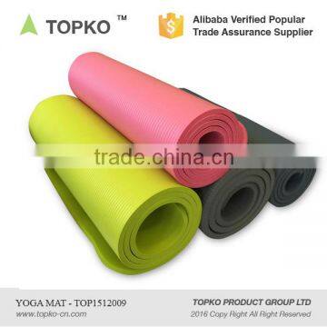 Extra thick Anti-Slip yoga mat with Carry Strap Custom Label NBR yoga mat