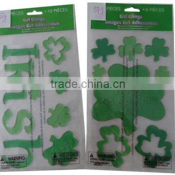 St Patrick's Day Gel Clings