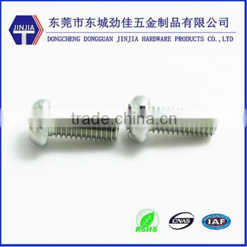 dongguan hardware white galvanized pan head m4 torx screw