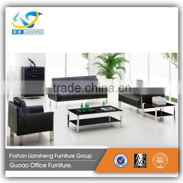 Modern Leather Sofa Set For Office Use S704