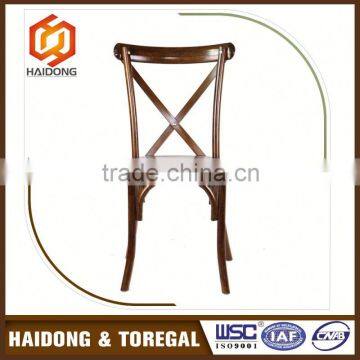 Gold Supplier Transparent Antique Finish Cross Back Chair Wooden Cross Back Chair photo-5