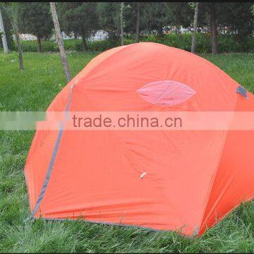 single layer one person red tent