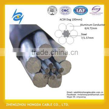 ACSR dog conductor AAC AAAC ( Aluminium or alloy conductor cable)