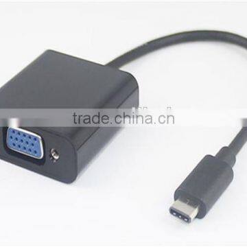 USB Type C To VGA Cable USB Type C Male To VGA Female Adapter Cable