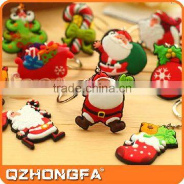 Christmas PVC Custom Keychain, Rubber Keychain Wholesale photo-3