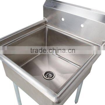 NSF Freestanding Commercial Stainless Steel 1 One Compartment Sink for Catering photo-2