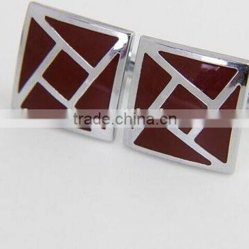 custom-made enameled elegant metal cufflinks in low price