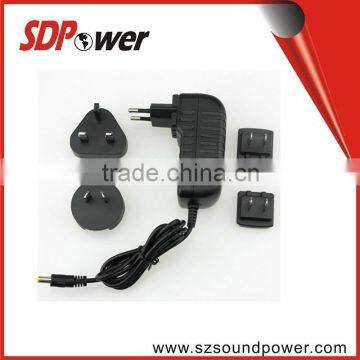 5w 10w 15w 20w Interchangeable ac dc Power Adapter With Multiple Plugs photo-2