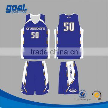 Excellent quality china supplier useful custom dry fit basketball uniform