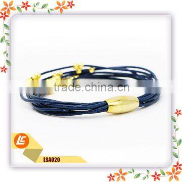 Magnetic Buckle Genuine Leather Braclets for Men photo-3