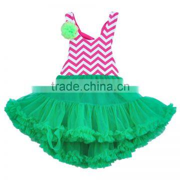 Unique Design Kids Party Latin Dancing Backless Lace Tutu Girl Boutique Dress