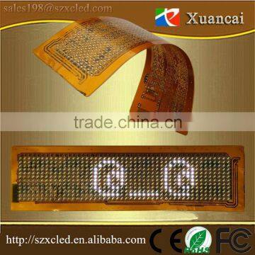 White Color P3-12x48dot Flexible Programmable Led Scrolling Sign With Smartphone Bluetooth Control photo-2