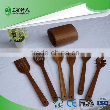 Multiple shape mini bamboo spoons