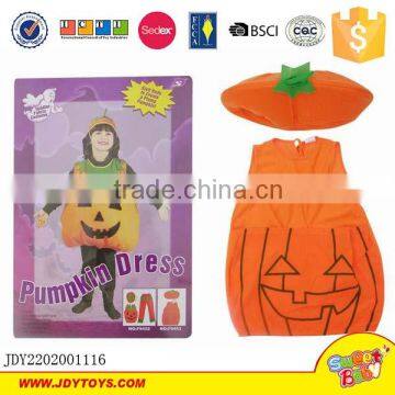 Hot selling Halloween Children's performing clothing pumpkin witch type clothes