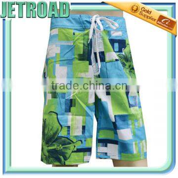 Men's surfing shorts sublimation printed polyester heavy Satin