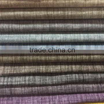 100%polyester Linen Look Sofa Upholstery Fabric for China Wholesale