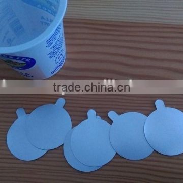 aluminum foil bottle cap induction seal liner/easy peel liner with ear