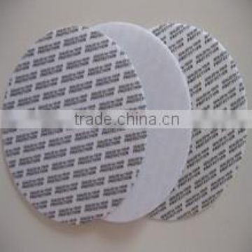 adhesive foam seal plastic bottle