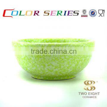 Guangzhou flat bottom round ceramic decorative nesting bowl fruit bowls