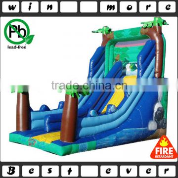 waterfall tropical 20ft inflatable slides from china