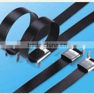 Stainless Steel PVC Coated Cable Tie (Wing Type), Wire Tie, Zip Tie