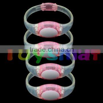 2015 high quality factory price sound activated led bracelet remote controlled led bracelet