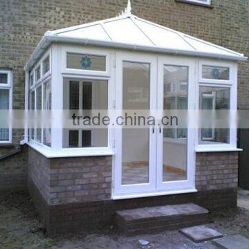 white color cheap price upvc window&door, single glazing bead windows
