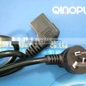 QIAOPU SAA 2pin power cord with connect plug