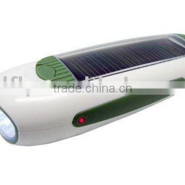 Solar Flashlight (GF-YB005b) (mini solar torch/aluminum flashlight)